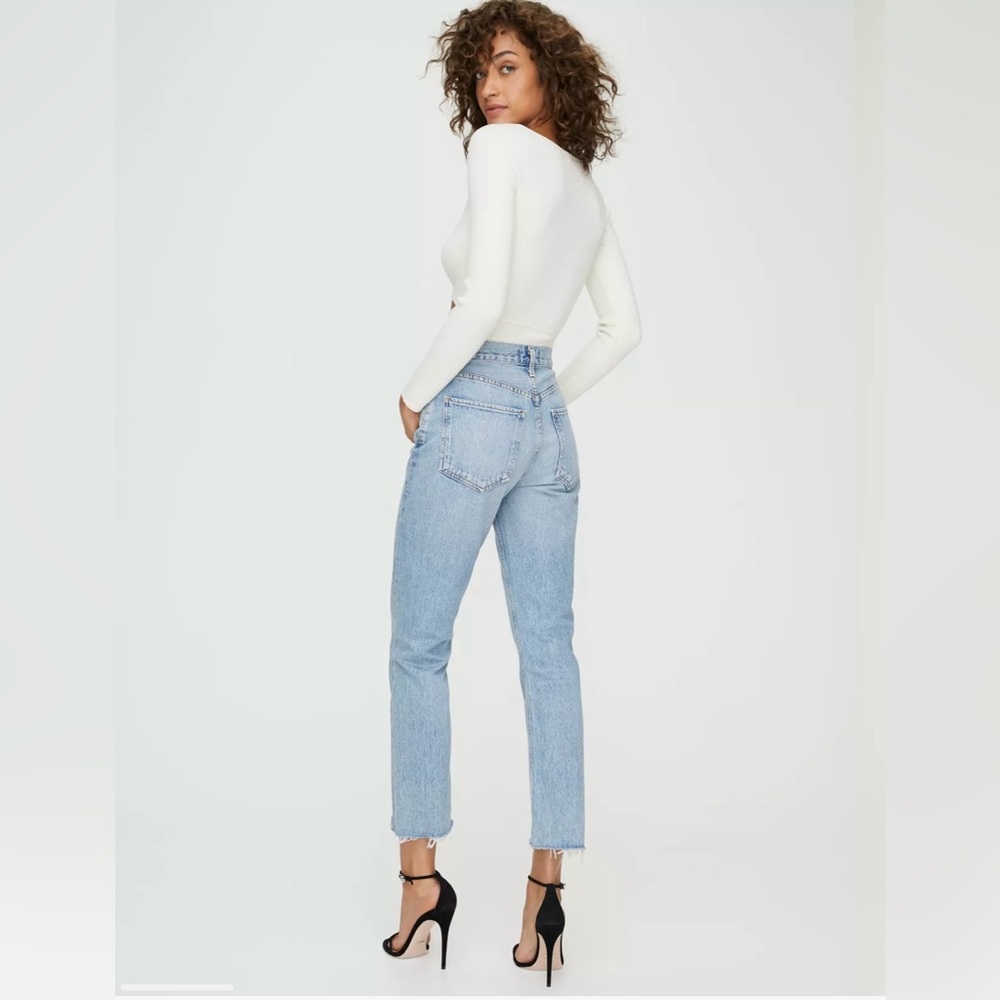 Agolde Riley High Rise Straight Crop Jean - Picture 11 of 14